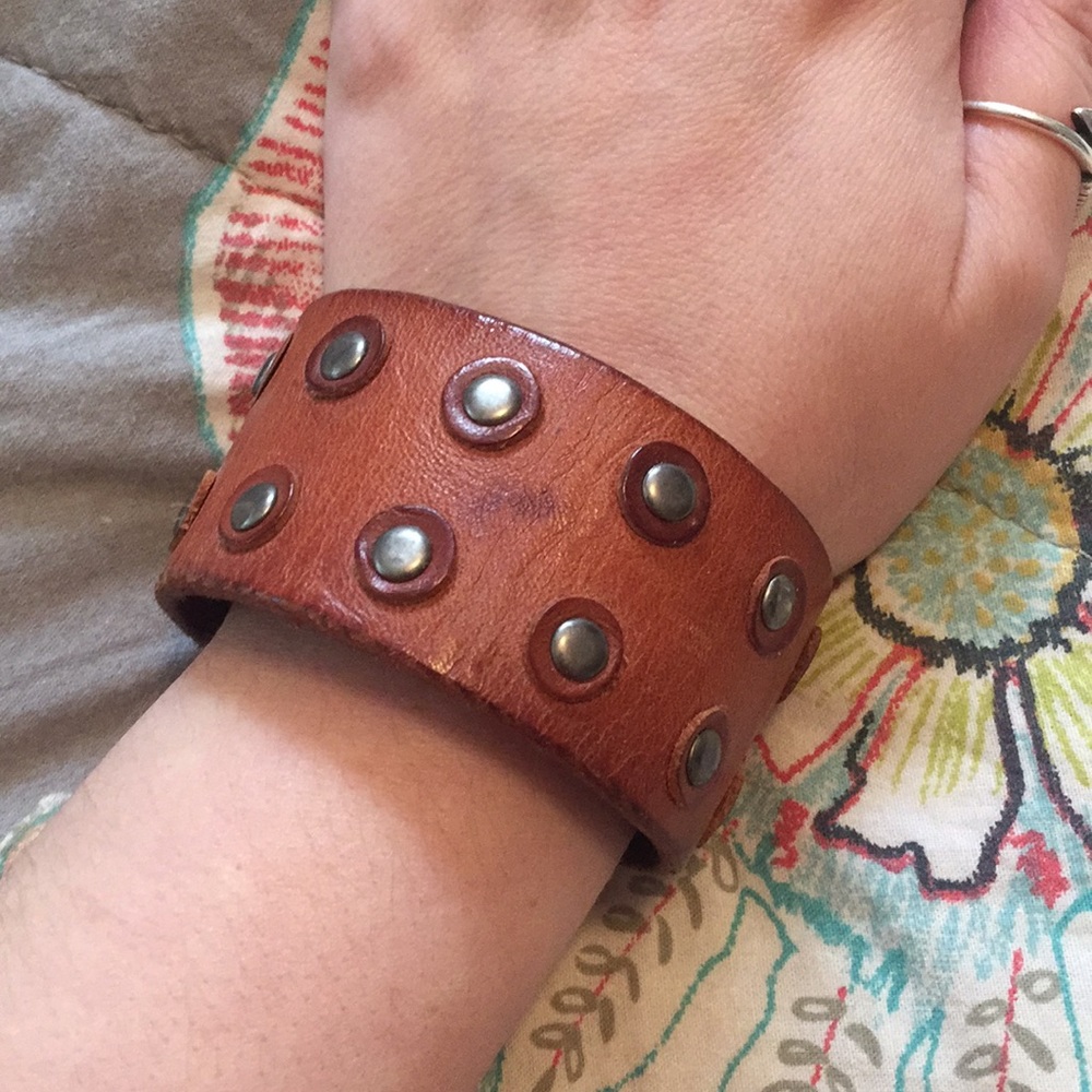Fossil leather bracelet